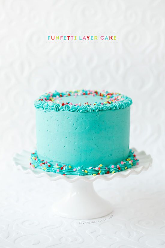 Funfetti Layer Cake Recipe