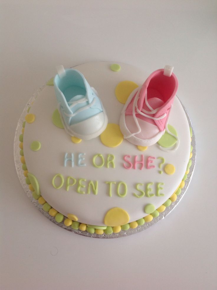 Gender Reveal Cake