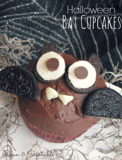 Halloween Bat Cupcakes