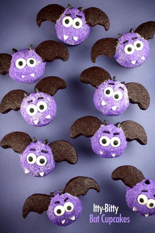 Halloween Bat Cupcakes