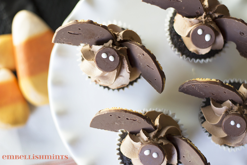 Halloween Bat Cupcakes