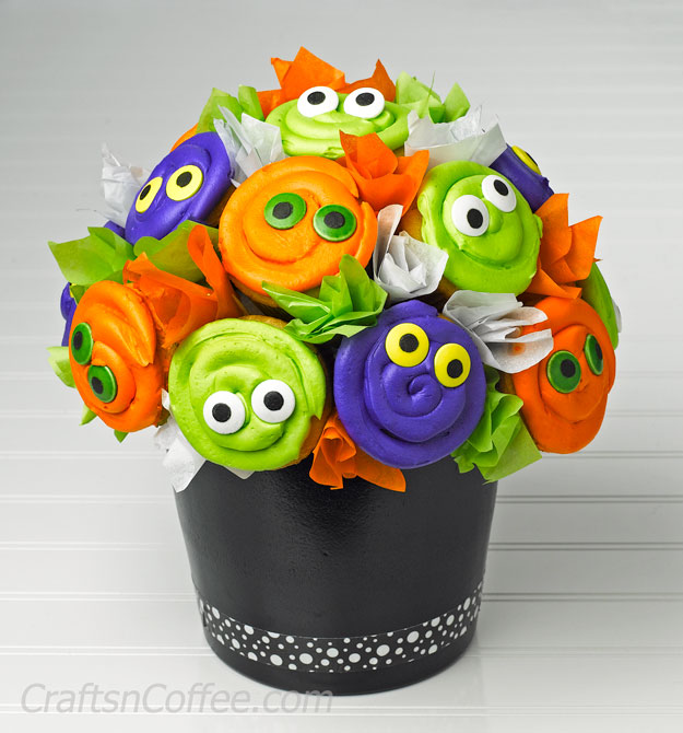 Halloween Cupcake Bouquet