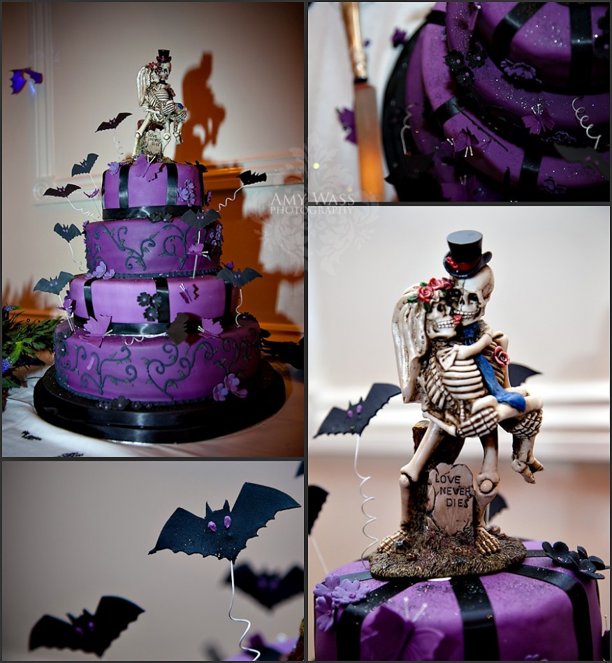 Halloween Wedding Cake