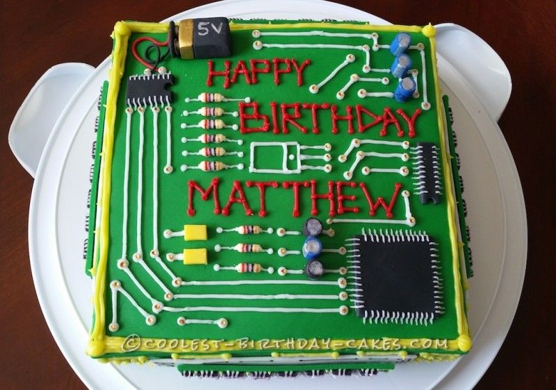 Happy Birthday Engineer Cake