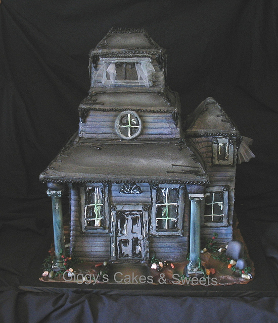 Haunted House Cake