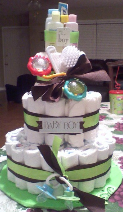 High Chair Diaper Cake