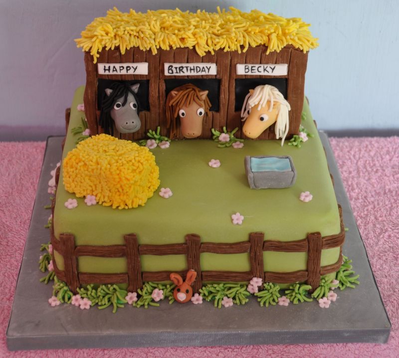 Horse Birthday Cake