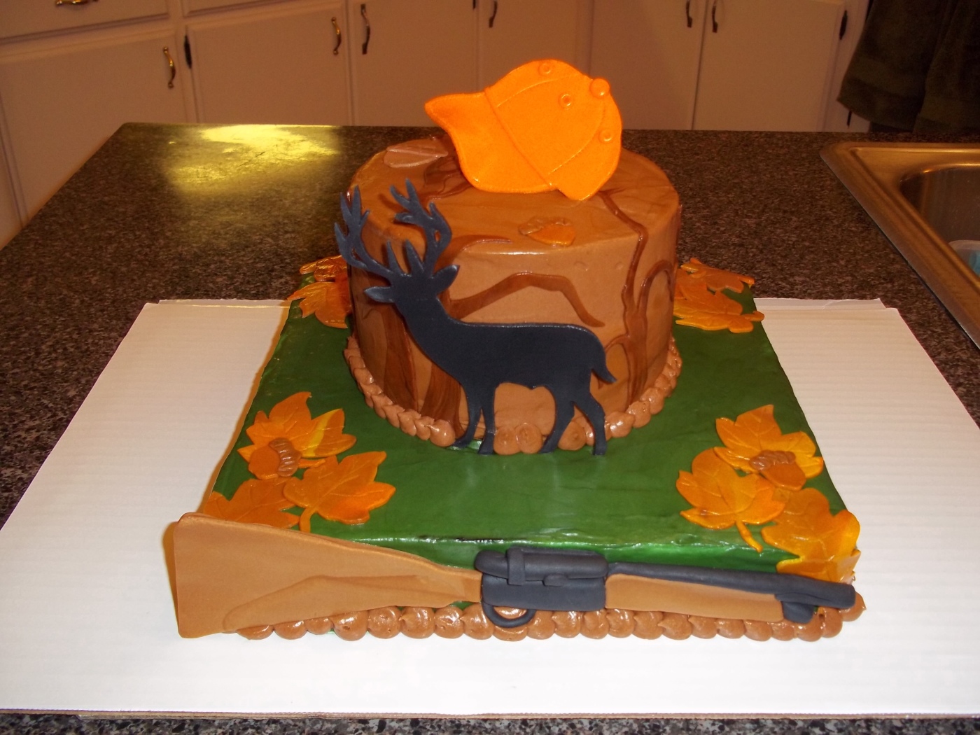 Hunting Birthday Cake