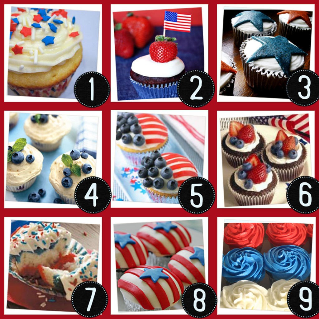 11 July 4th Cupcakes Designs Photo - July 4th Cupcake Ideas, American ...