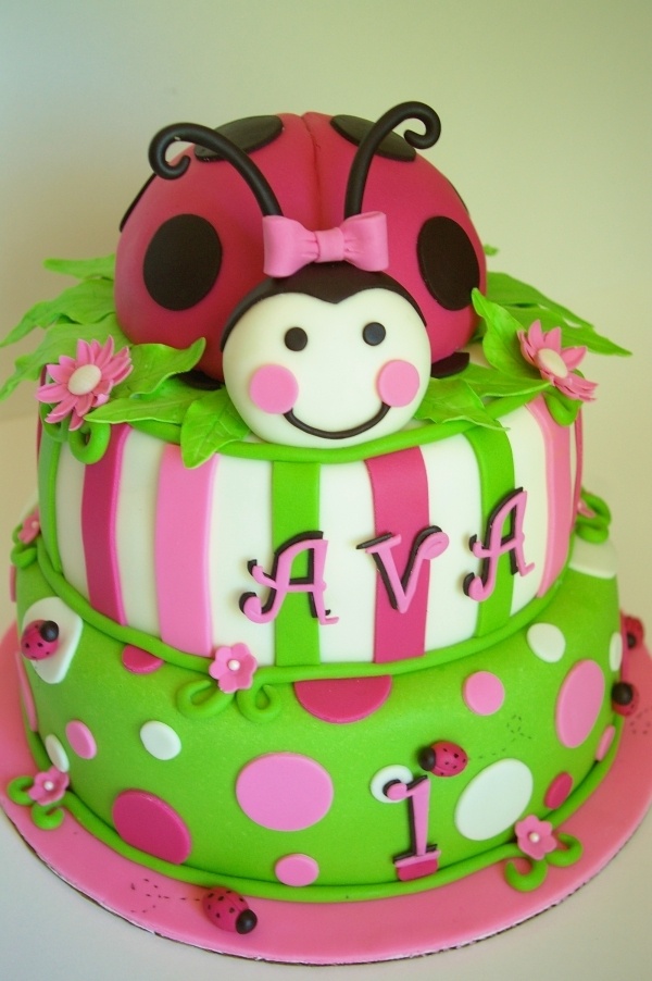 11 Photos of Ladybug 1st Birthday Cakes For Girl Named Ava