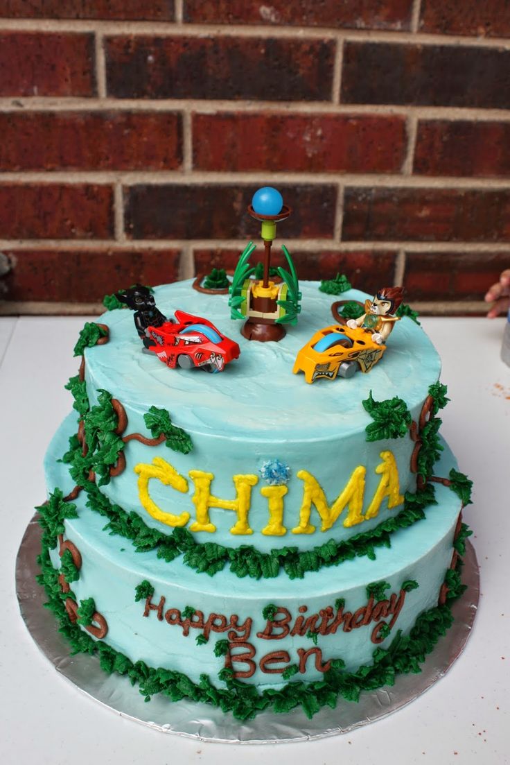 LEGO Legends of Chima Birthday Cake