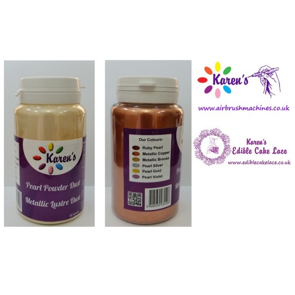 Metallic Gold Edible Luster Dust for Cakes