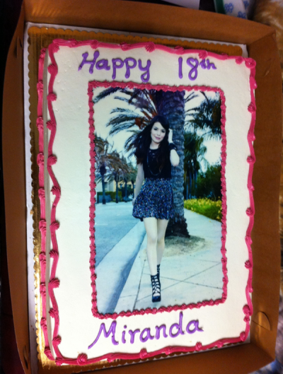 12 Photos of Miranda Cosgrove Birthday Cakes