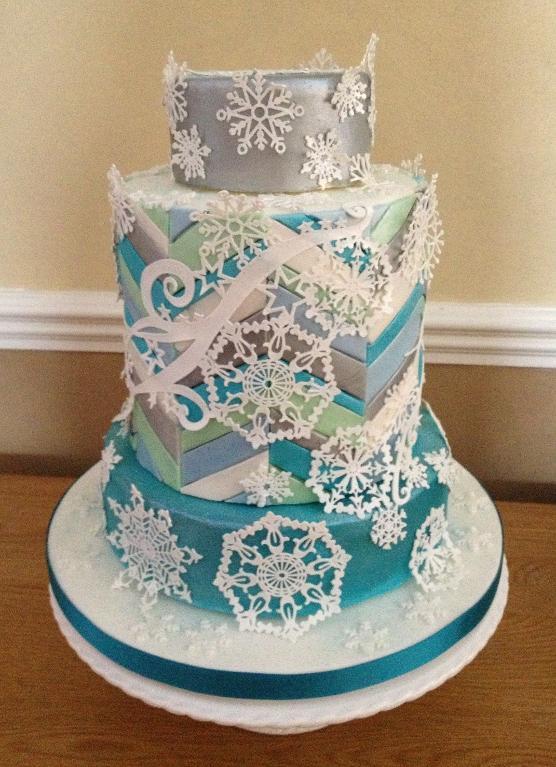 Modern Christmas Cake Designs