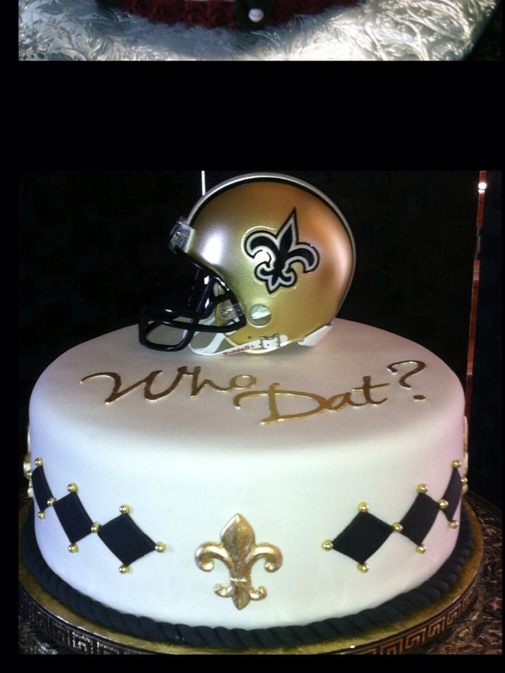 New Orleans Saints Cake