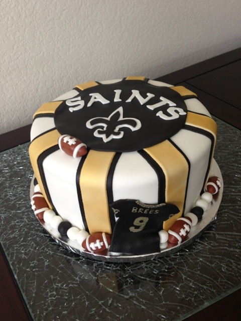 New Orleans Saints Cake