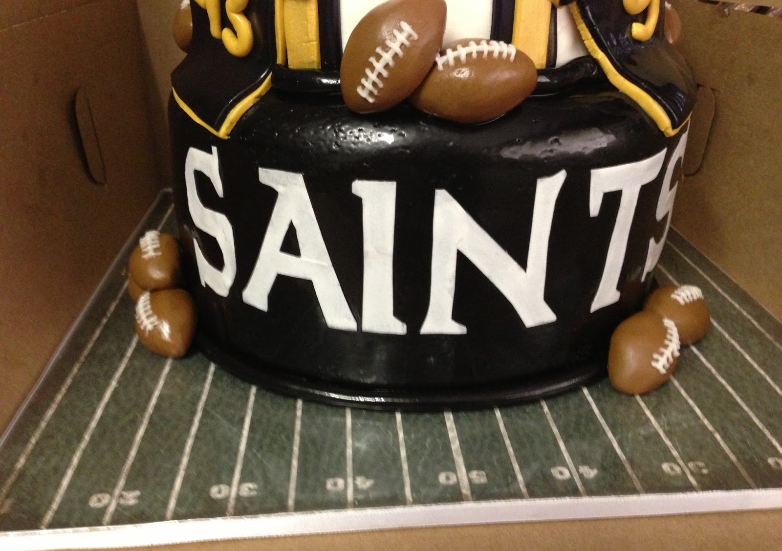 New Orleans Saints Cake