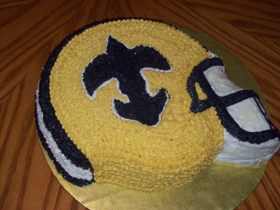 New Orleans Saints Football Cake