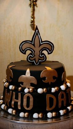 New Orleans Saints Grooms Cake