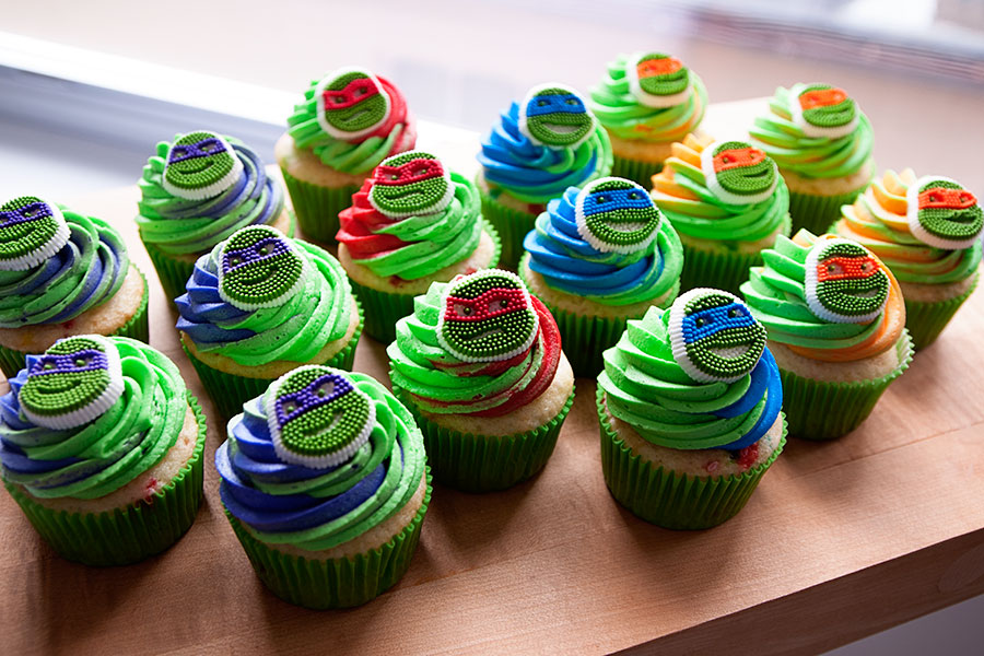 Ninja Turtle Cupcakes