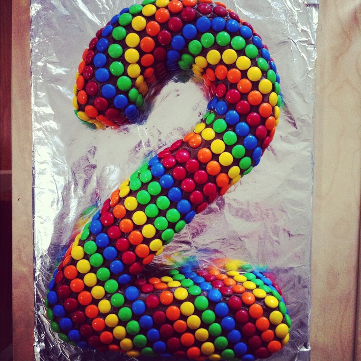 Number 2 Birthday Cake
