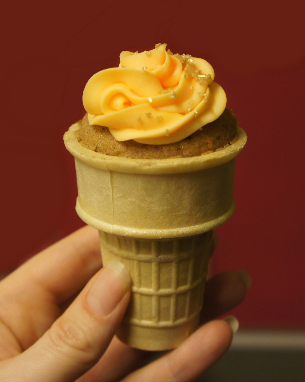 Olympic Torch Cupcake Cones