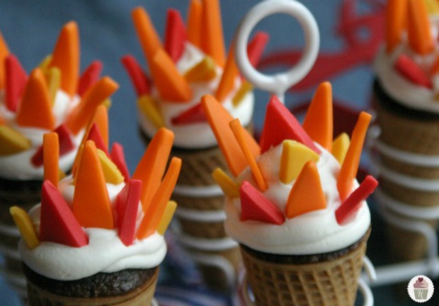 Olympic Torch Cupcakes Recipe