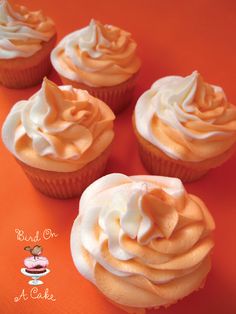 Orange Creamsicle Cupcakes