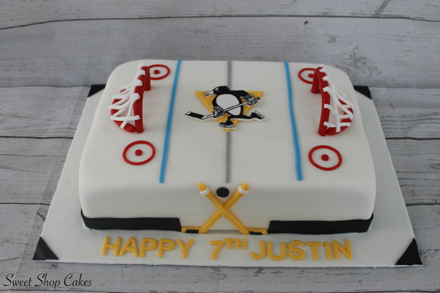 Pittsburgh Penguins Birthday Cake