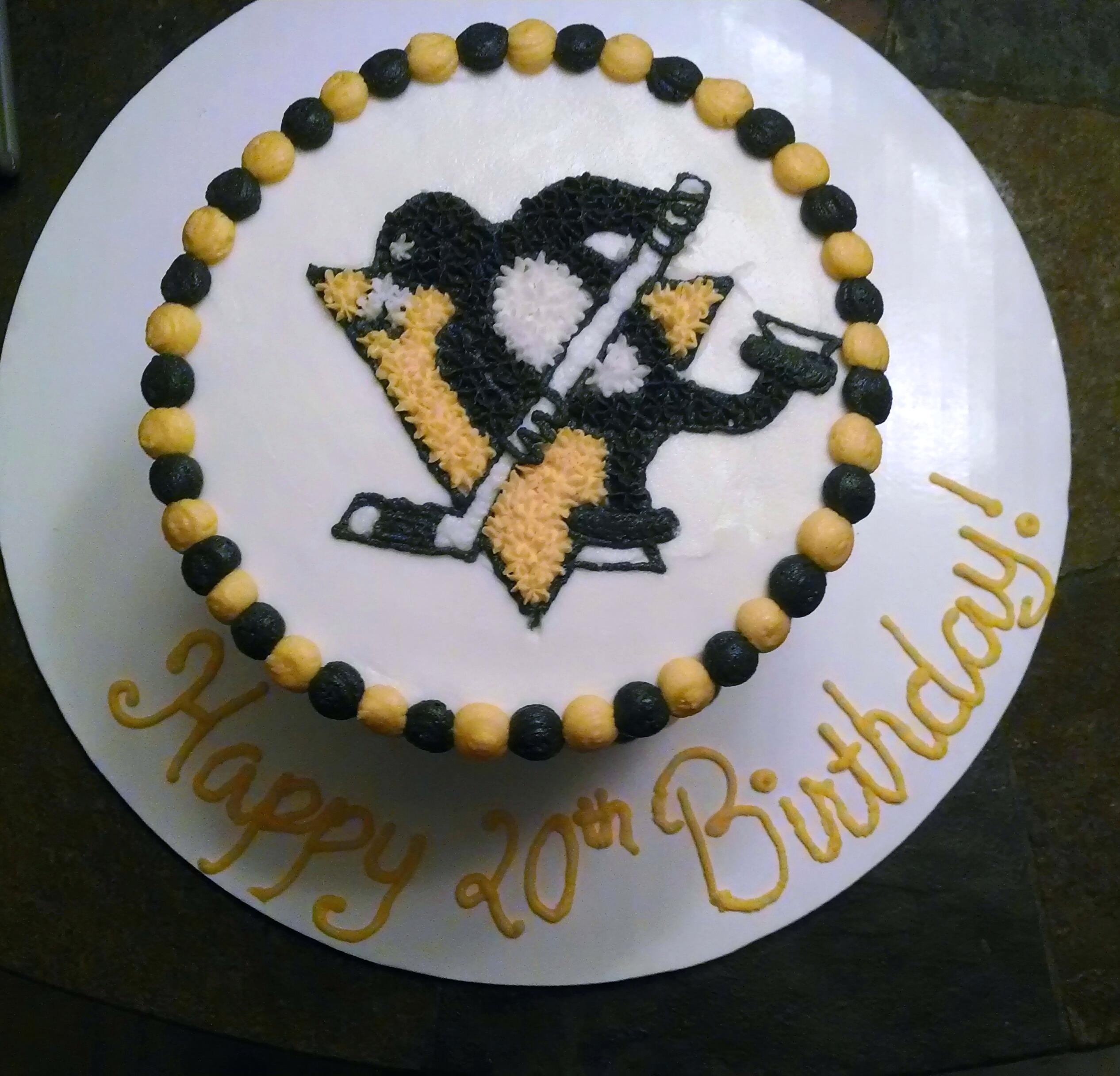 Pittsburgh Penguins Birthday Cake