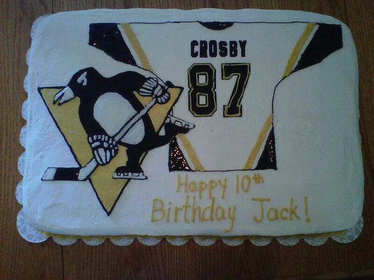 Pittsburgh Penguins Birthday Cake