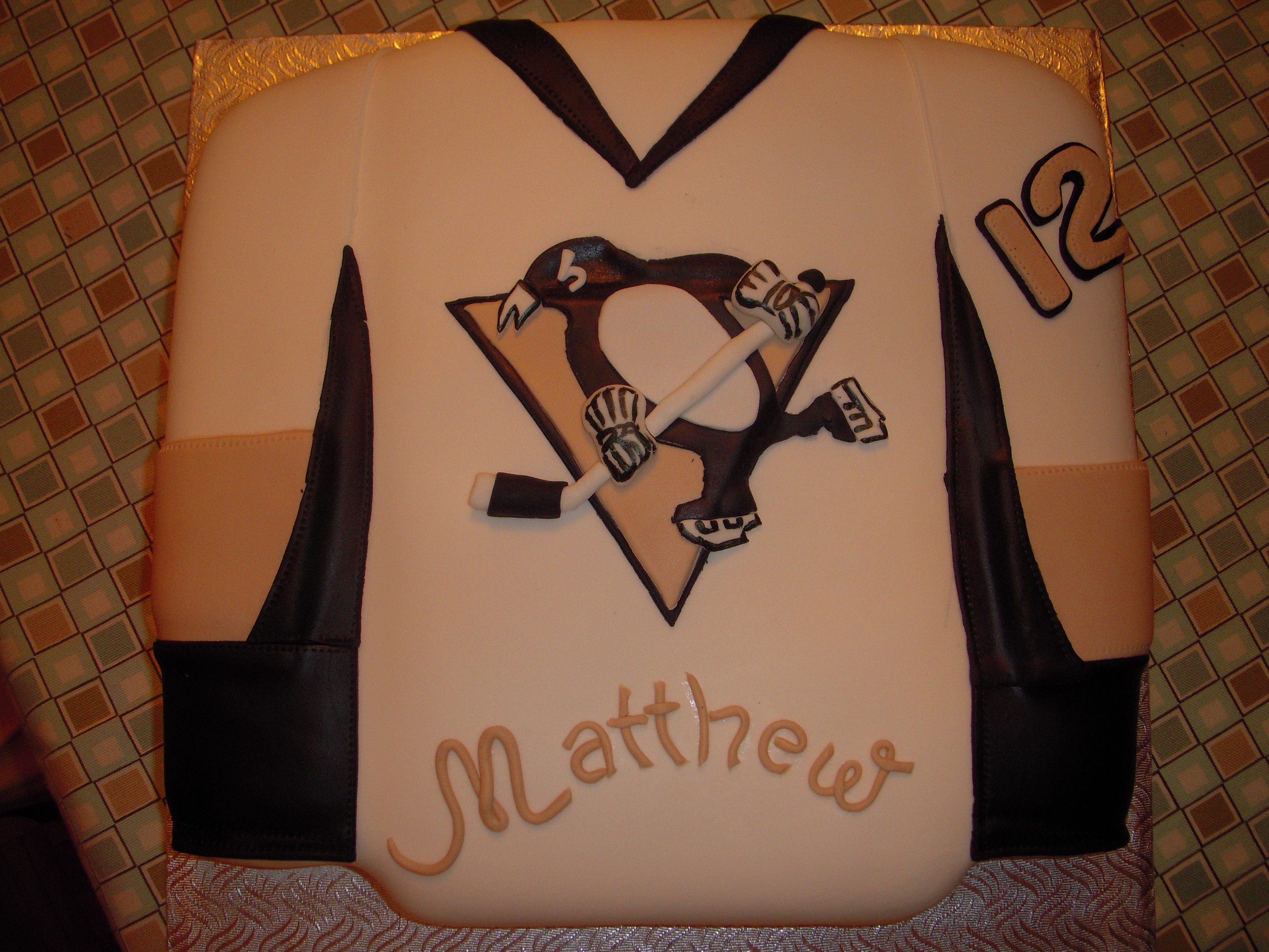 Pittsburgh Penguins Birthday Cake