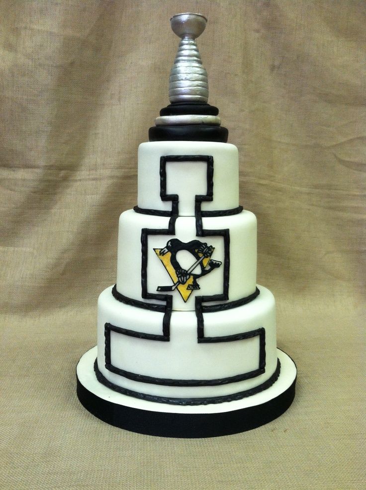 Pittsburgh Penguins Stanley Cup Birthday Cake