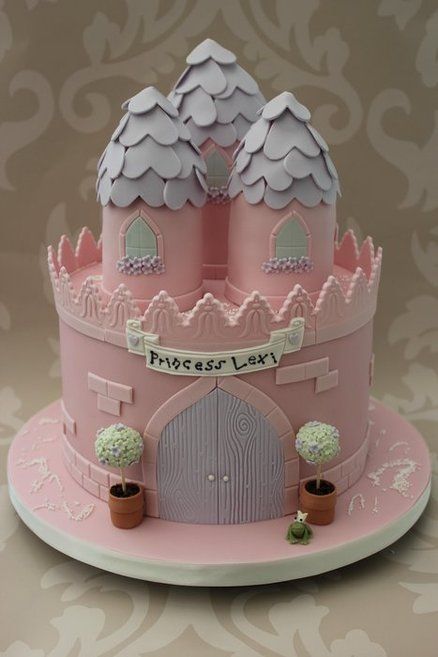 Princess Castle Birthday Cake