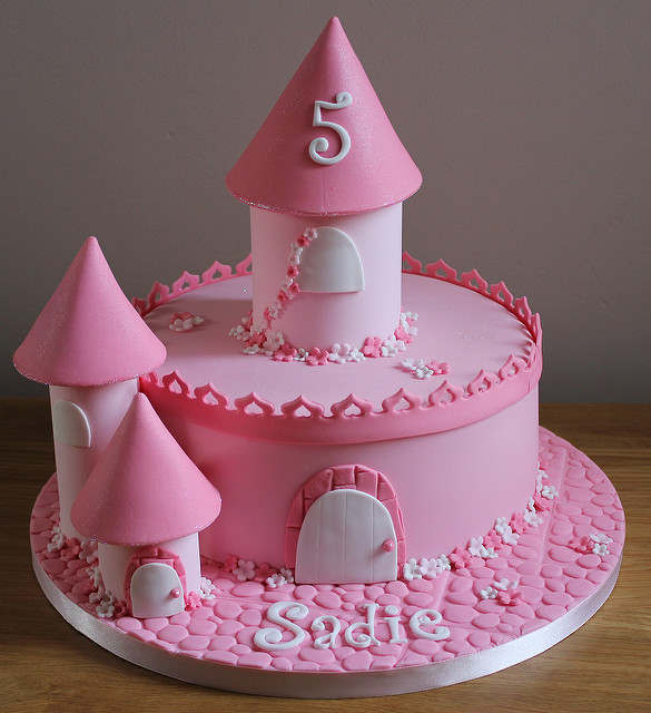 Princess Castle Cake