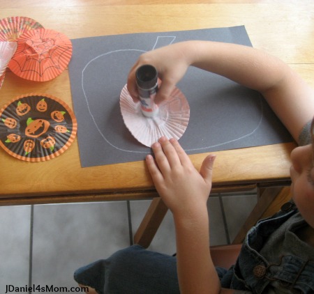 Pumpkin Craft Preschool Cupcake Liner