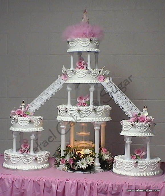 Quinceanera Cake with Stairs