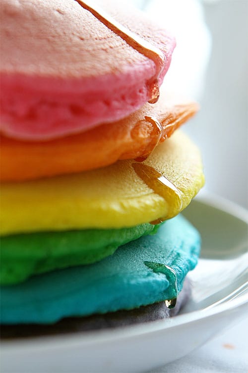 Rainbow Pancakes Recipe