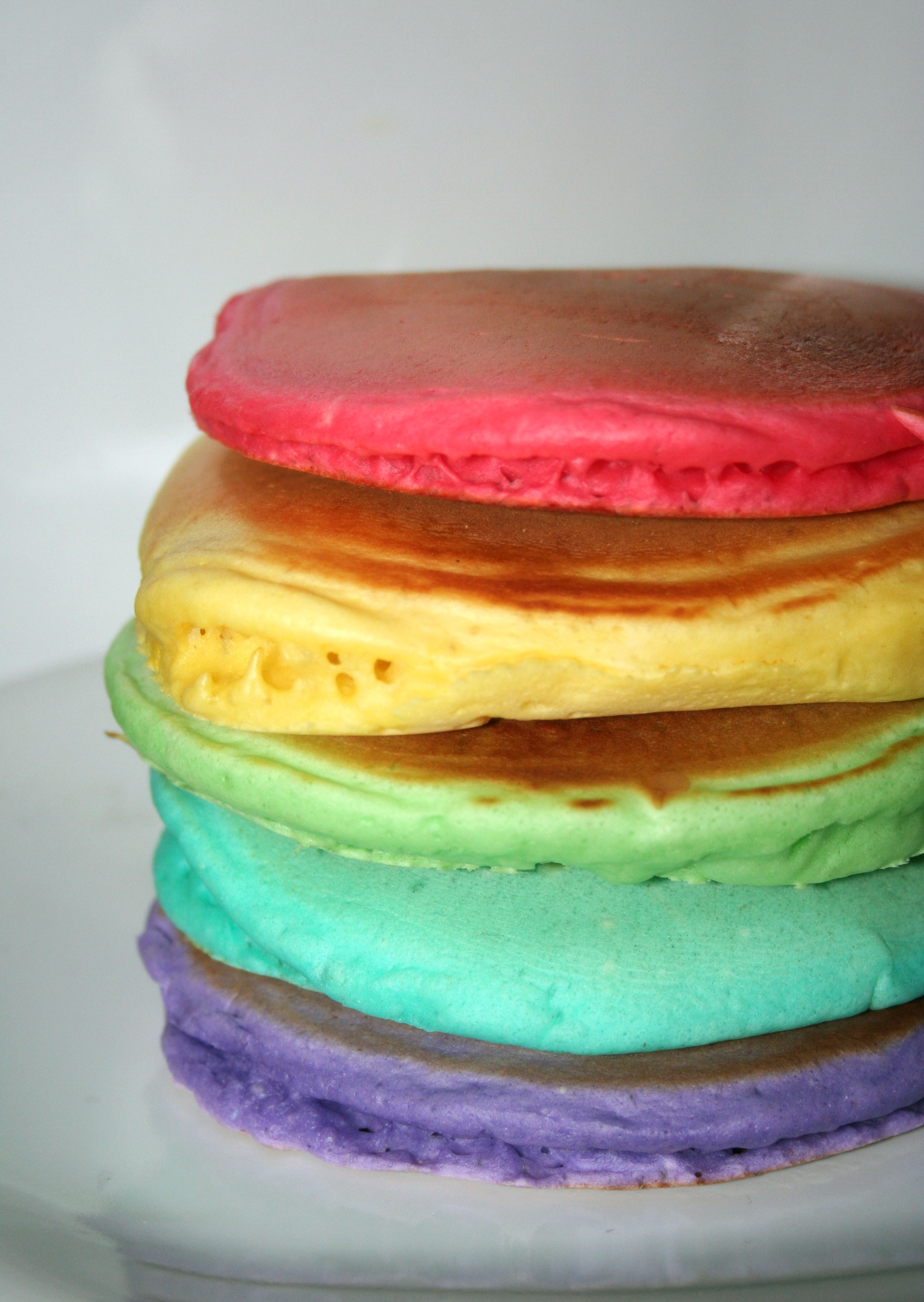 Rainbow Pancakes