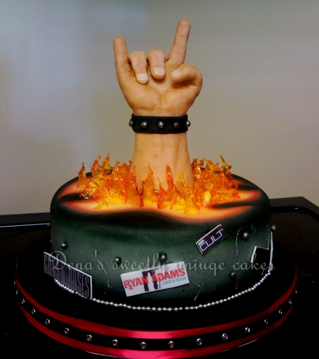 Rock and Roll Birthday Cake