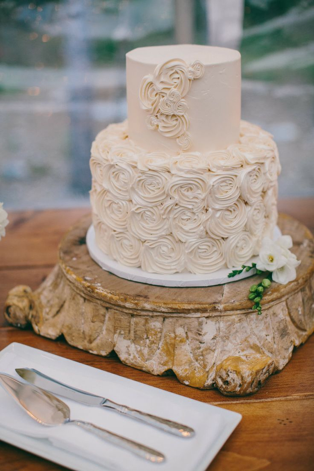 Rustic Buttercream Wedding Cake