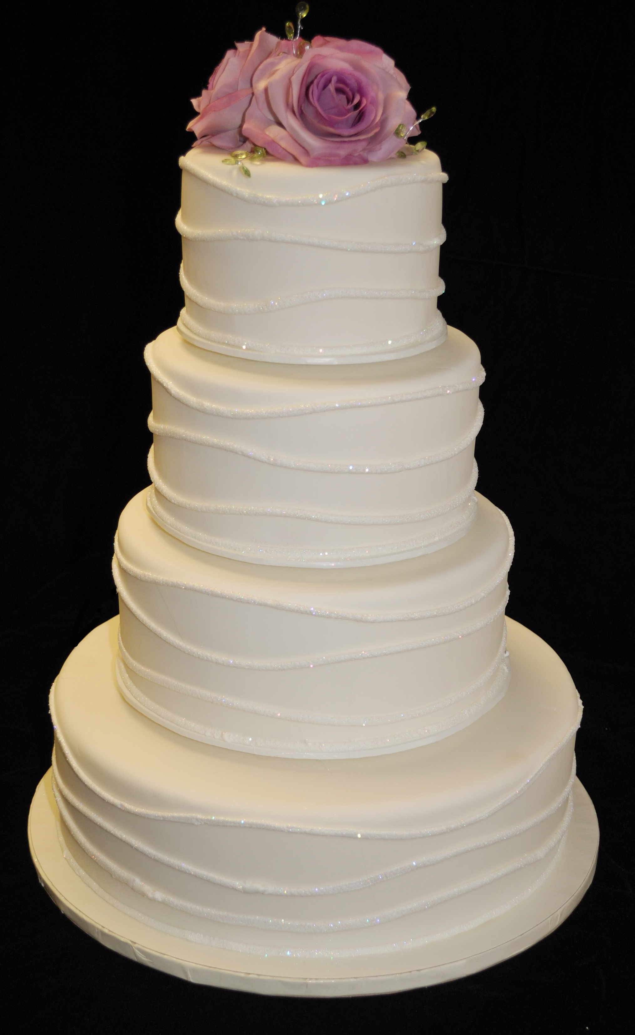 Simple Buttercream Wedding Cake