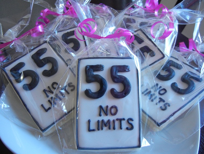 Speed Limit 55 Birthday Party Ideas