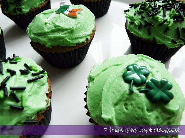 St. Patrick's Day Green Cupcakes