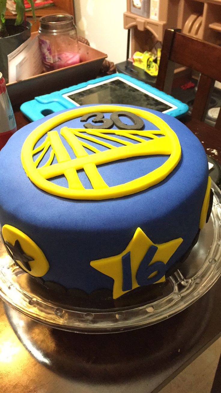 Stephen Curry Golden State Warriors Birthday Cake