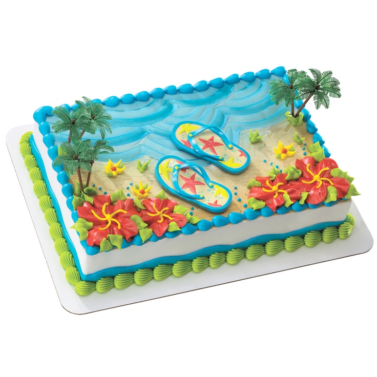 Summer Flip Flop Cake Publix