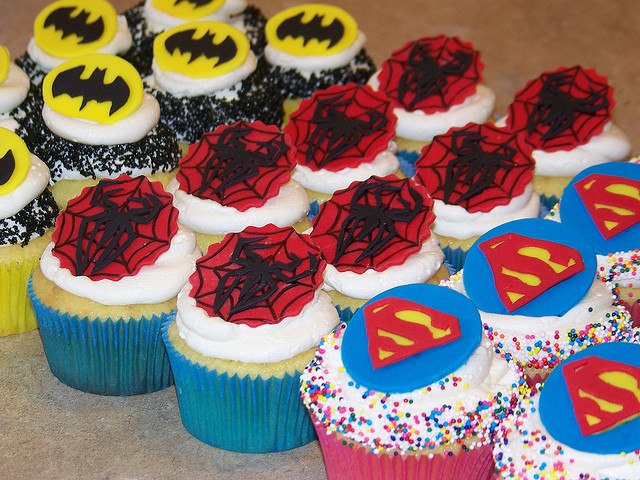 Superhero Cupcakes