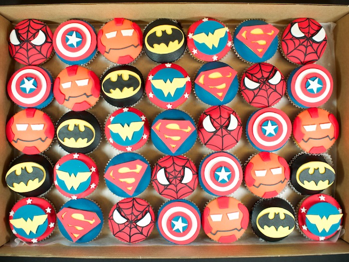 Superhero Cupcakes