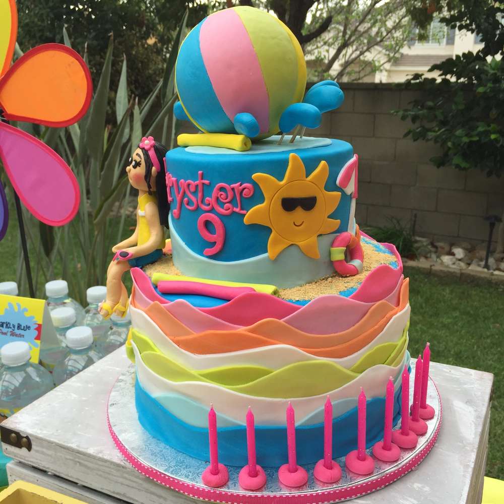 Swimming Pool Birthday Party Ideas