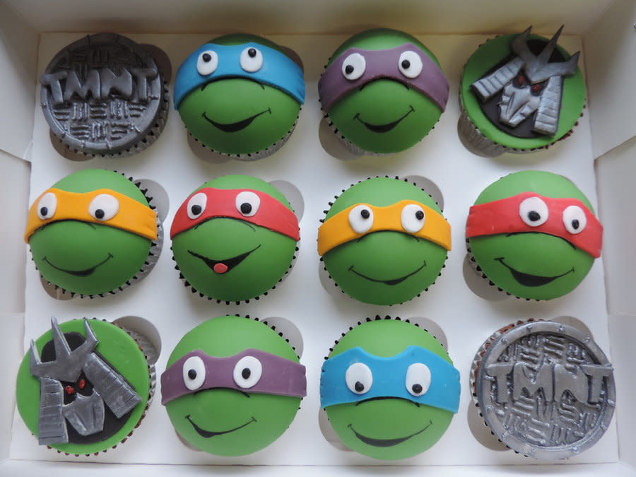 Teenage Mutant Turtles Cupcakes